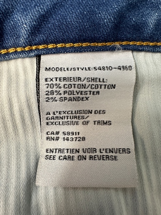 NWT Tribal Jeans Embroidered Wide Leg Denim Women’s Size 16 - Picture 6 of 7